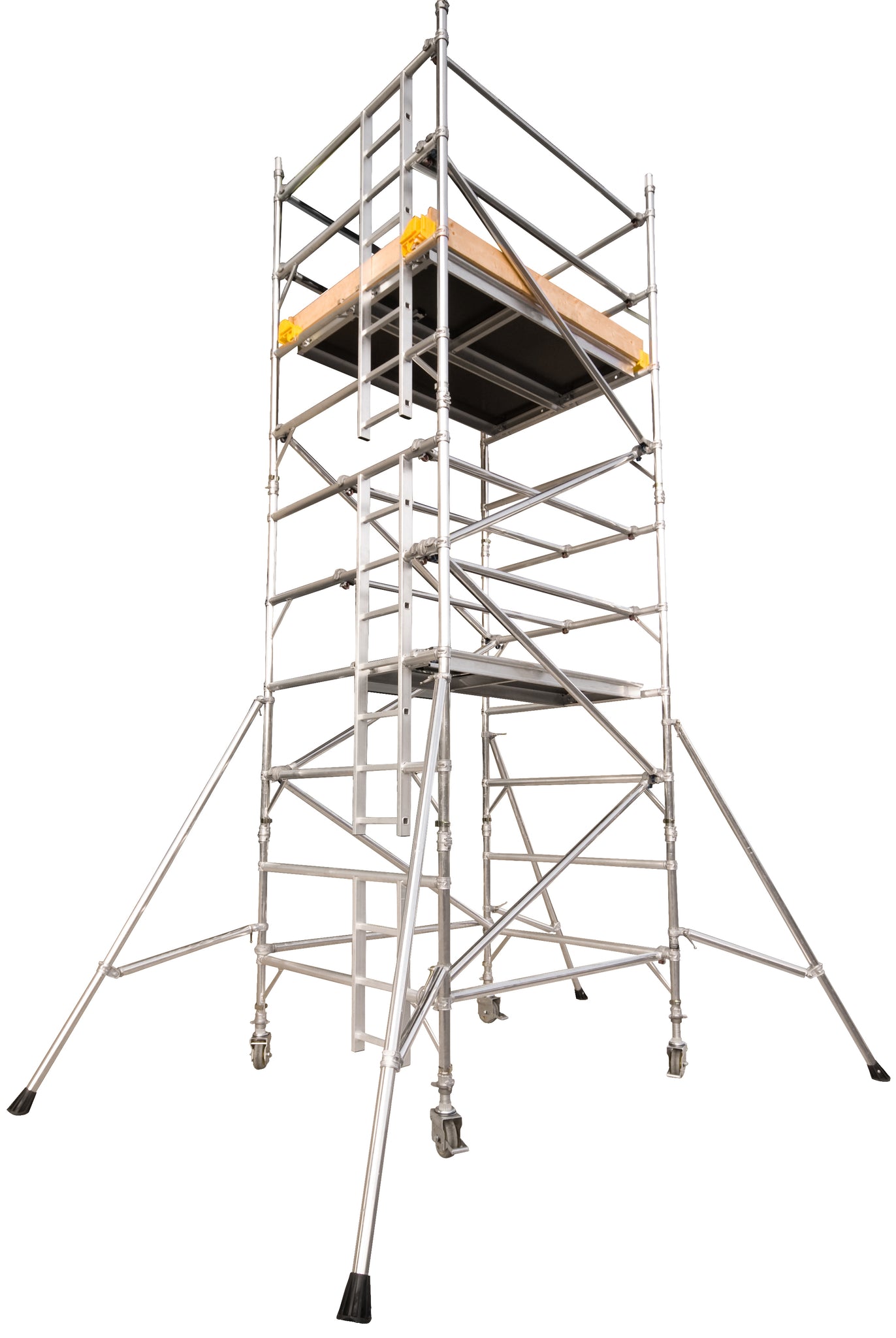 Youngman Light Weight Heavy Duty 7m Double Width Aluminum Access Scaffold Towers - BoSS