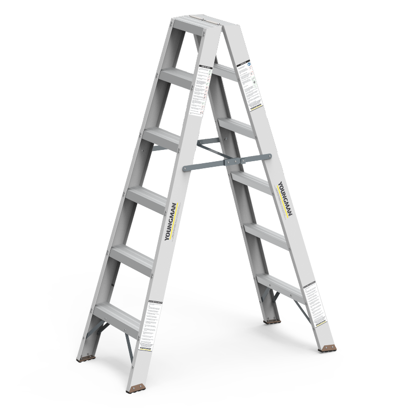 Aluminum Double Side Self Supporting Ladder