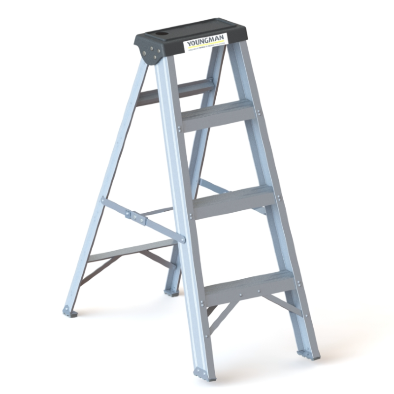 Aluminium ladder store
