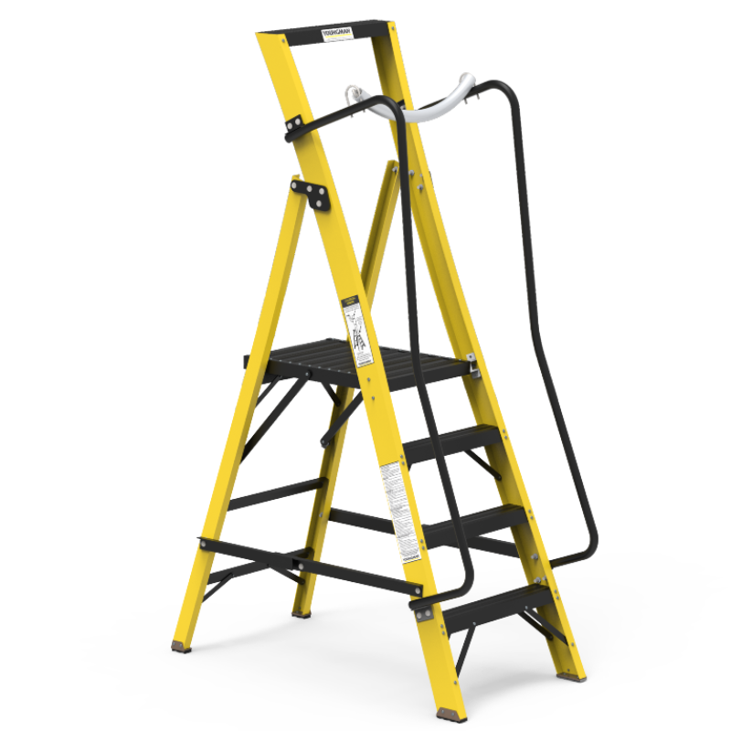 Industrial FRP Heavy Duty Ladder Youngman Megastep -  Work Platform