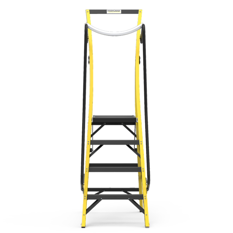 Industrial FRP Heavy Duty Ladder Youngman Megastep -  Work Platform