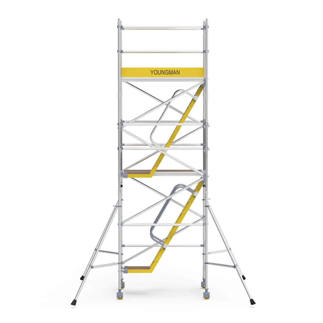 Youngman Light Weight Heavy Duty Aluminum Scaffold Tower - Stairway Towers - BOSS