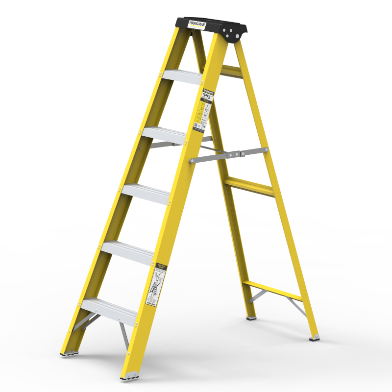 Youngman FRP Fiberglass Single Sided Self Supporting Ladder
