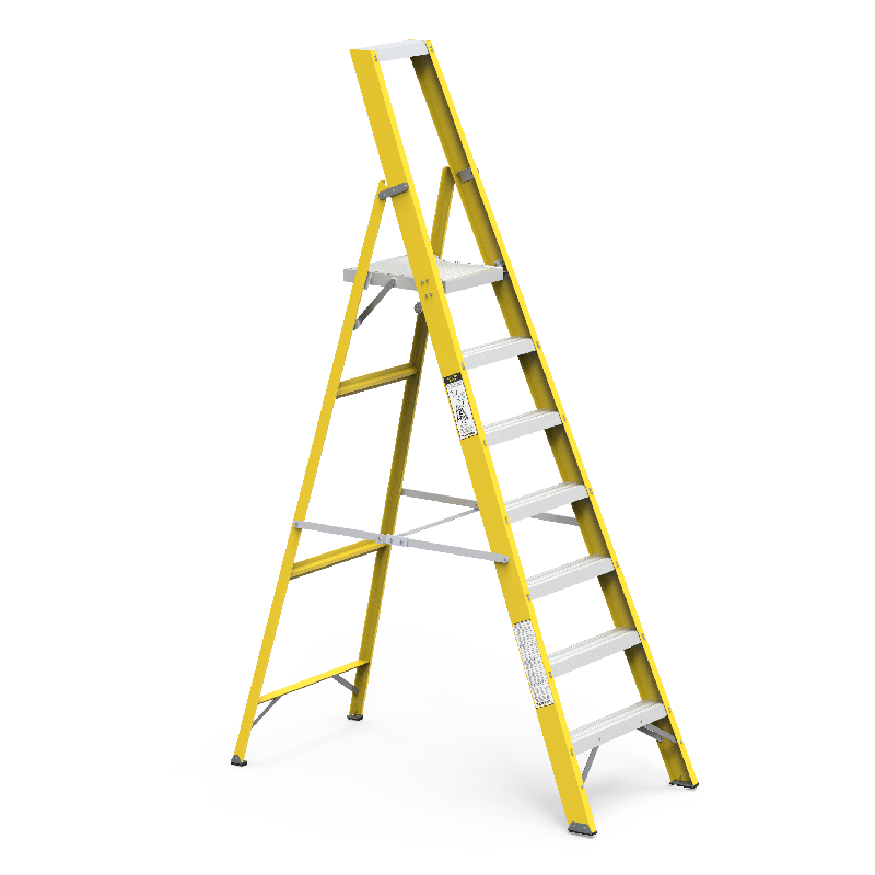 Youngman FRP Fiberglass Swing Type Platform Ladder